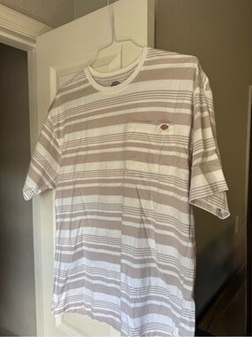 Dickies Men’s Striped Pocket Tee